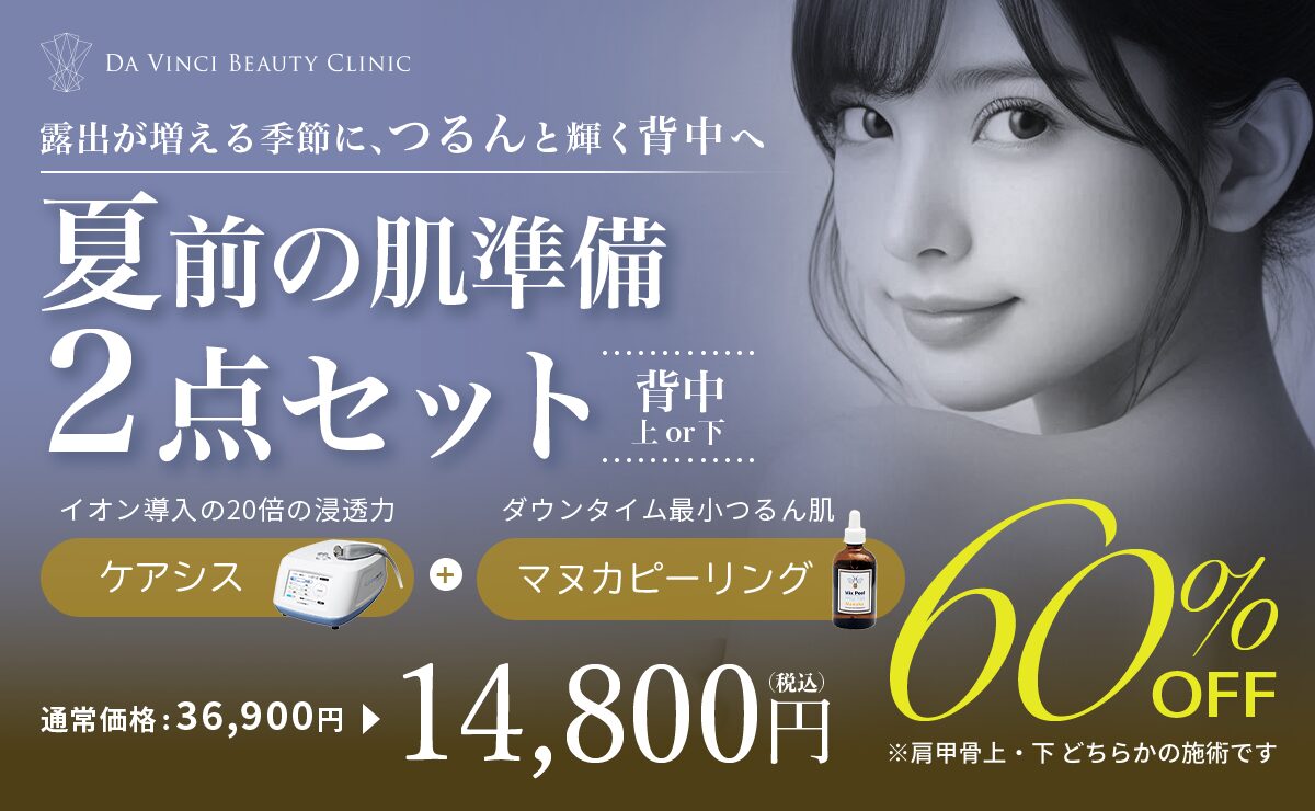 背中ケアシス×マヌカピーリング