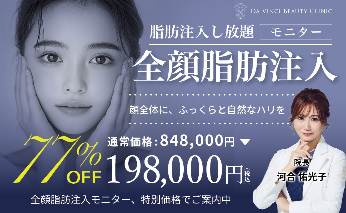全顔脂肪注入し放題